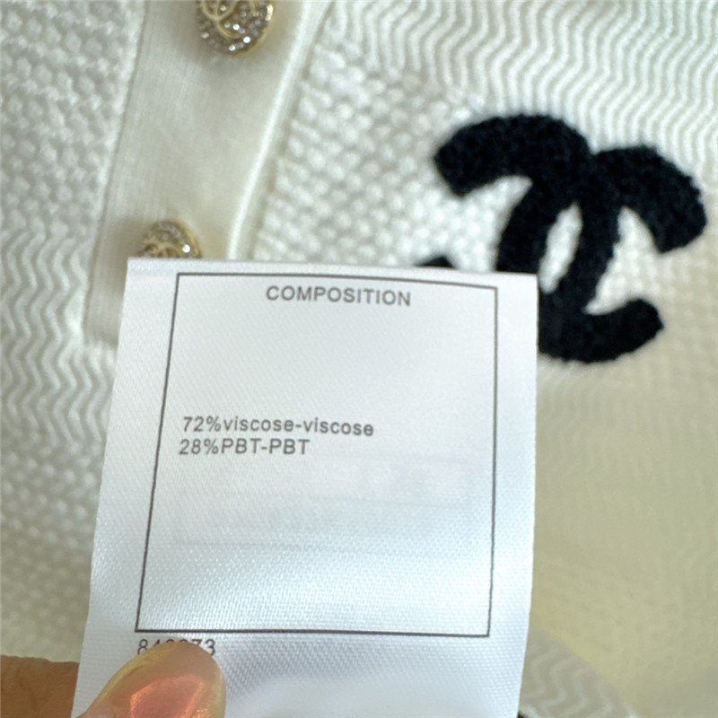 Ch**el polo collar vest replica d&g clothing