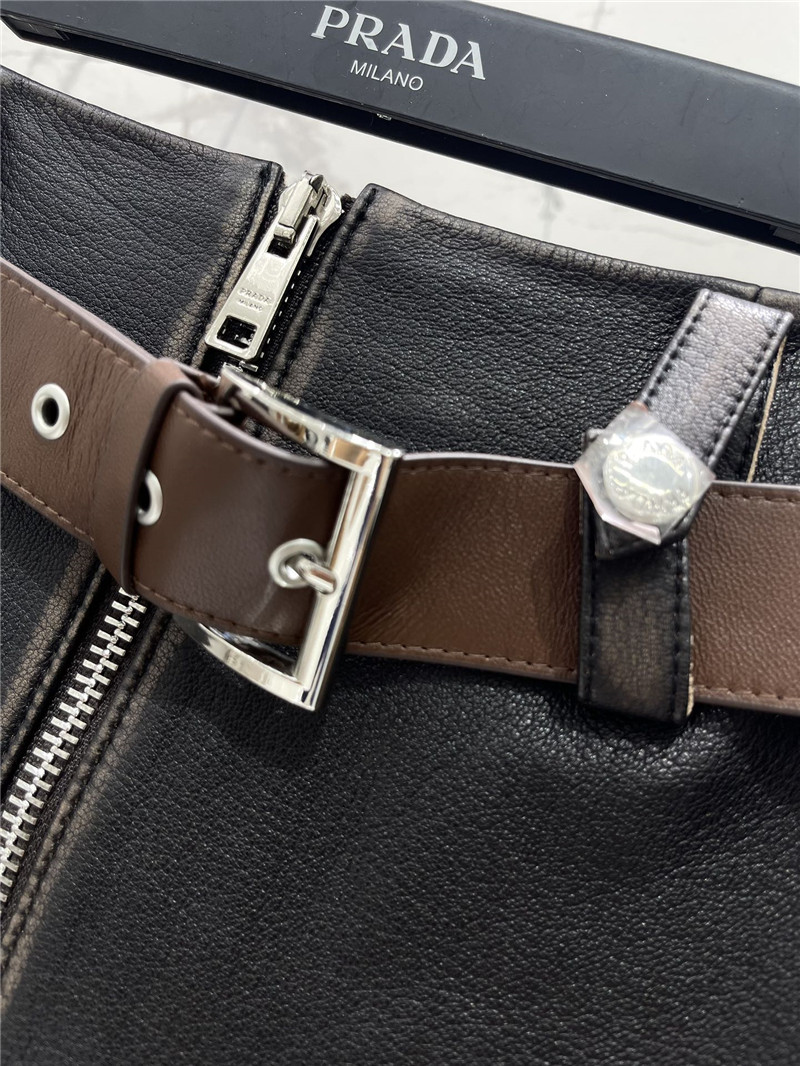 Pra*a women’s patch pocket mini skirt replica clothing sites