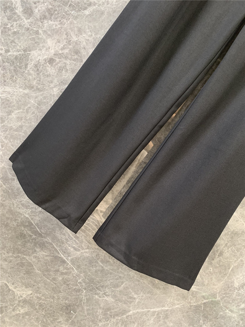 M1um1u wool wide-leg pants replica d&g clothing
