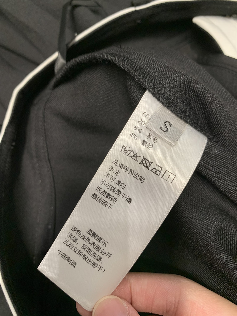 M1um1u wool wide-leg pants replica d&g clothing