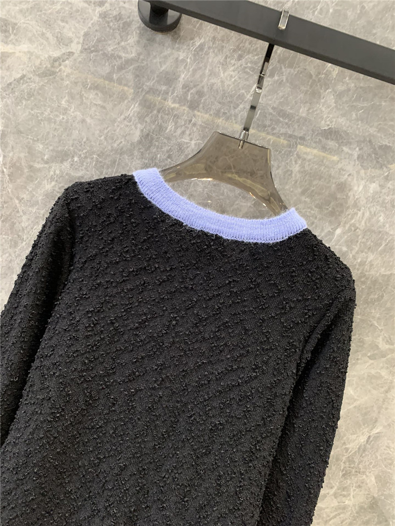 Ch**el long-sleeved knitted cardigan replica clothing