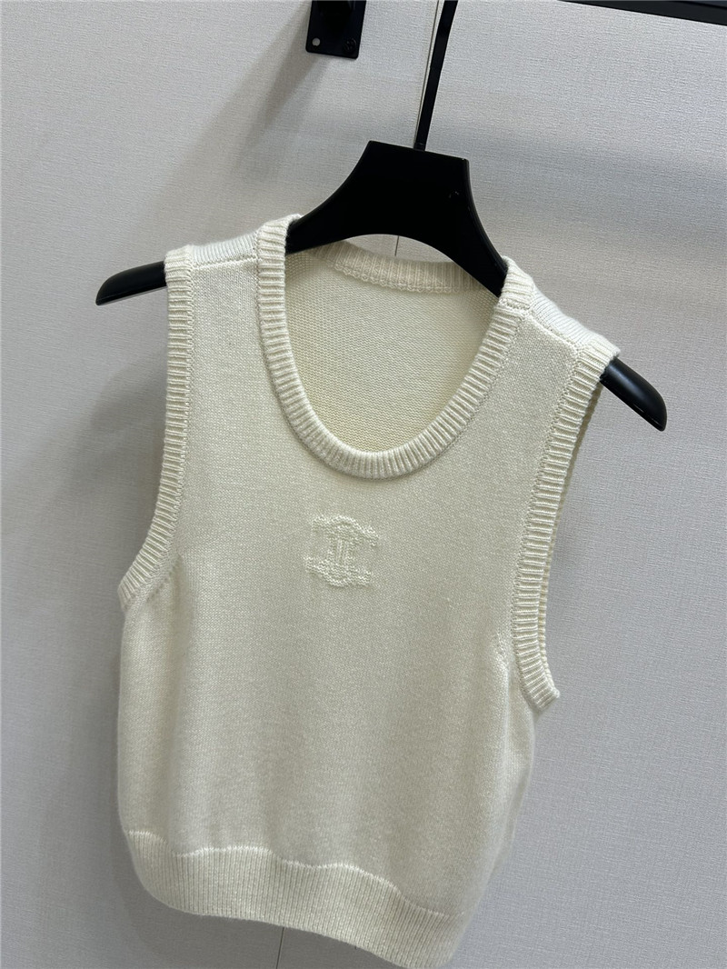 Ce1i*e arc de triomphe knitted vest replica clothes
