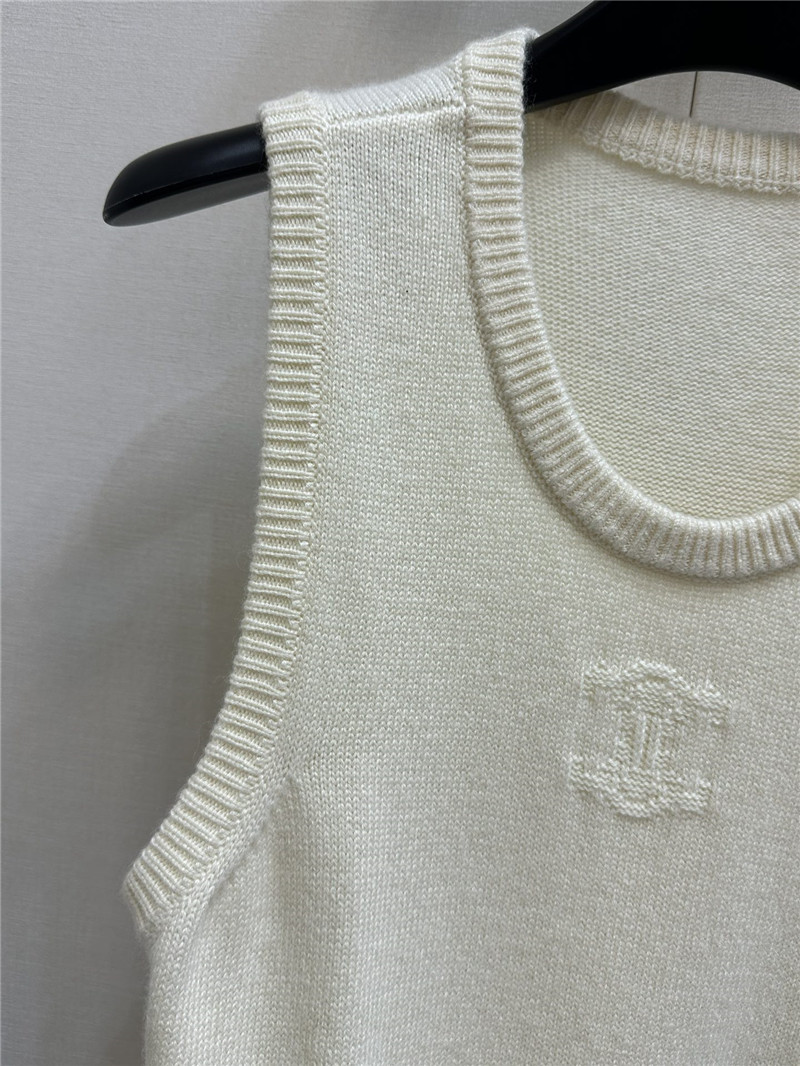 Ce1i*e arc de triomphe knitted vest replica clothes