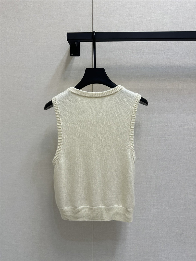 Ce1i*e arc de triomphe knitted vest replica clothes