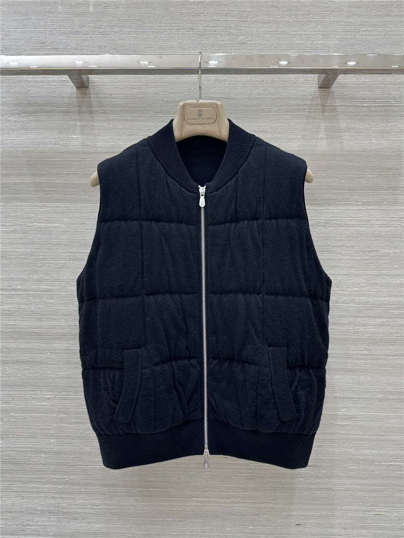L0r0 P1ana checkered cashmere vest replica clothing sites