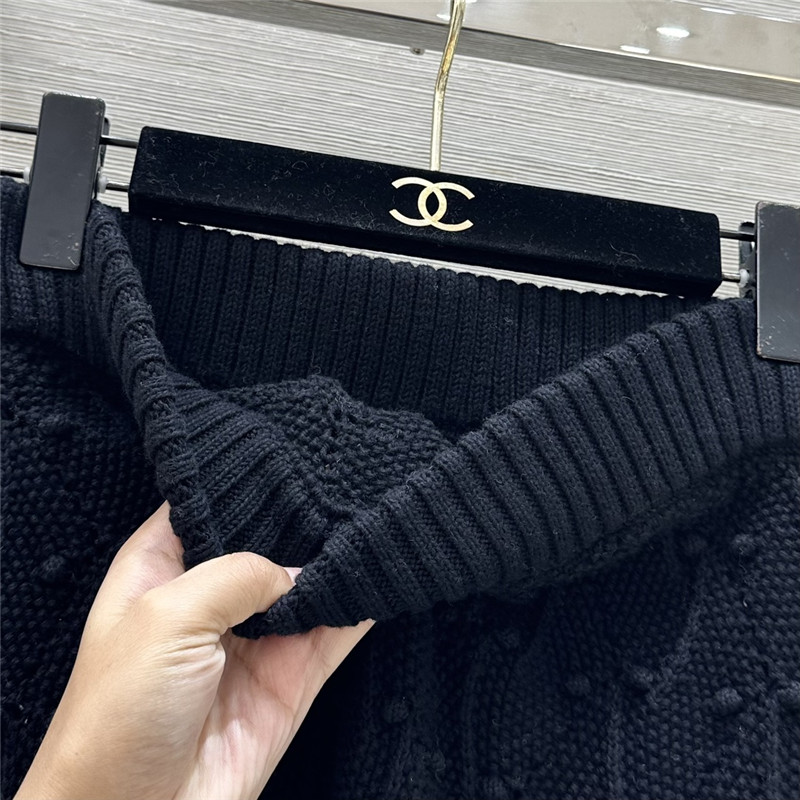 Vanitoo jacquard crochet knitted suit replica clothes