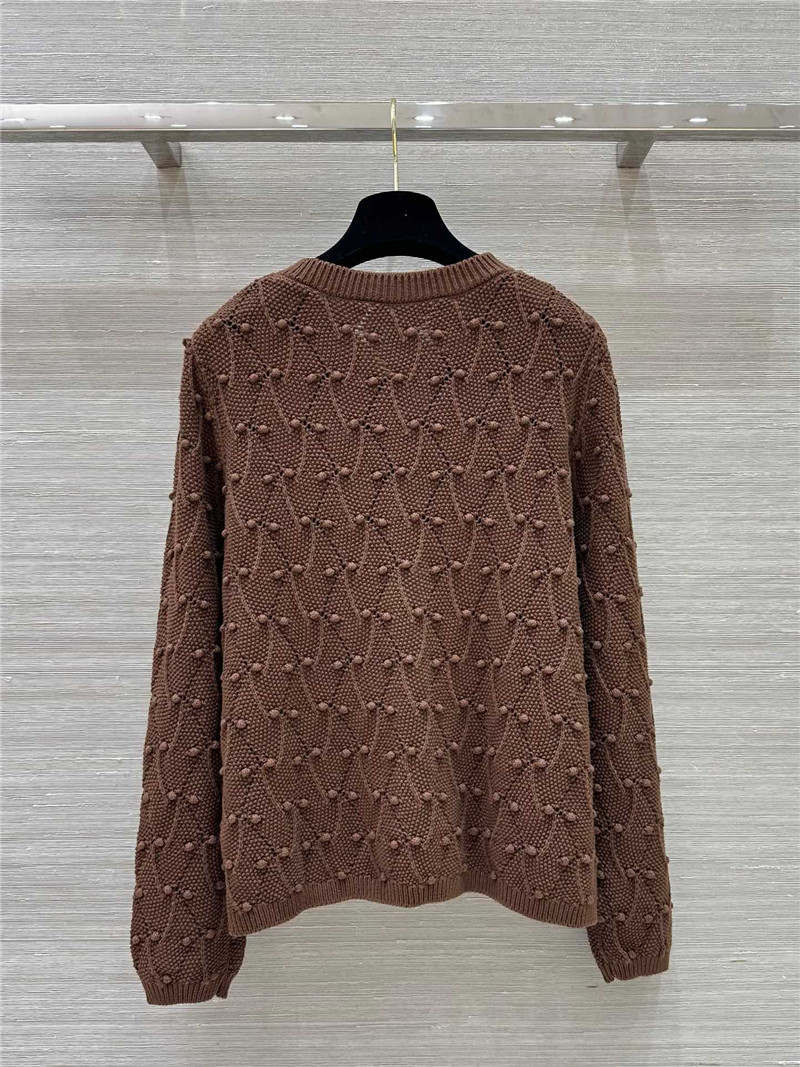 Vanitoo jacquard crochet knitted suit replica clothes