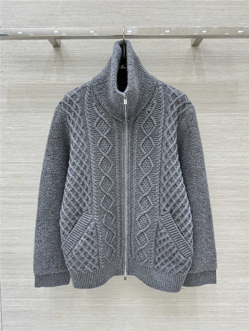 L0r0 P1ana small lapel cashmere coat replica clothing sites