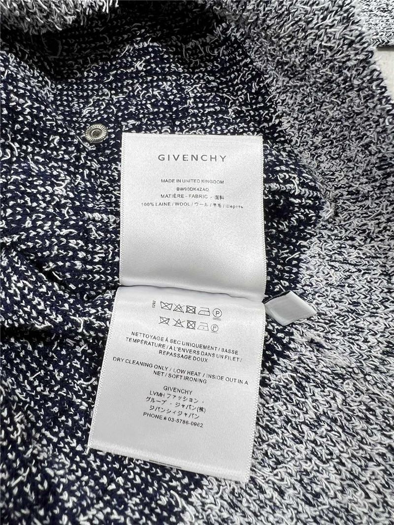 Givenchy long sleeve crew neck cardigan replica d&g clothing