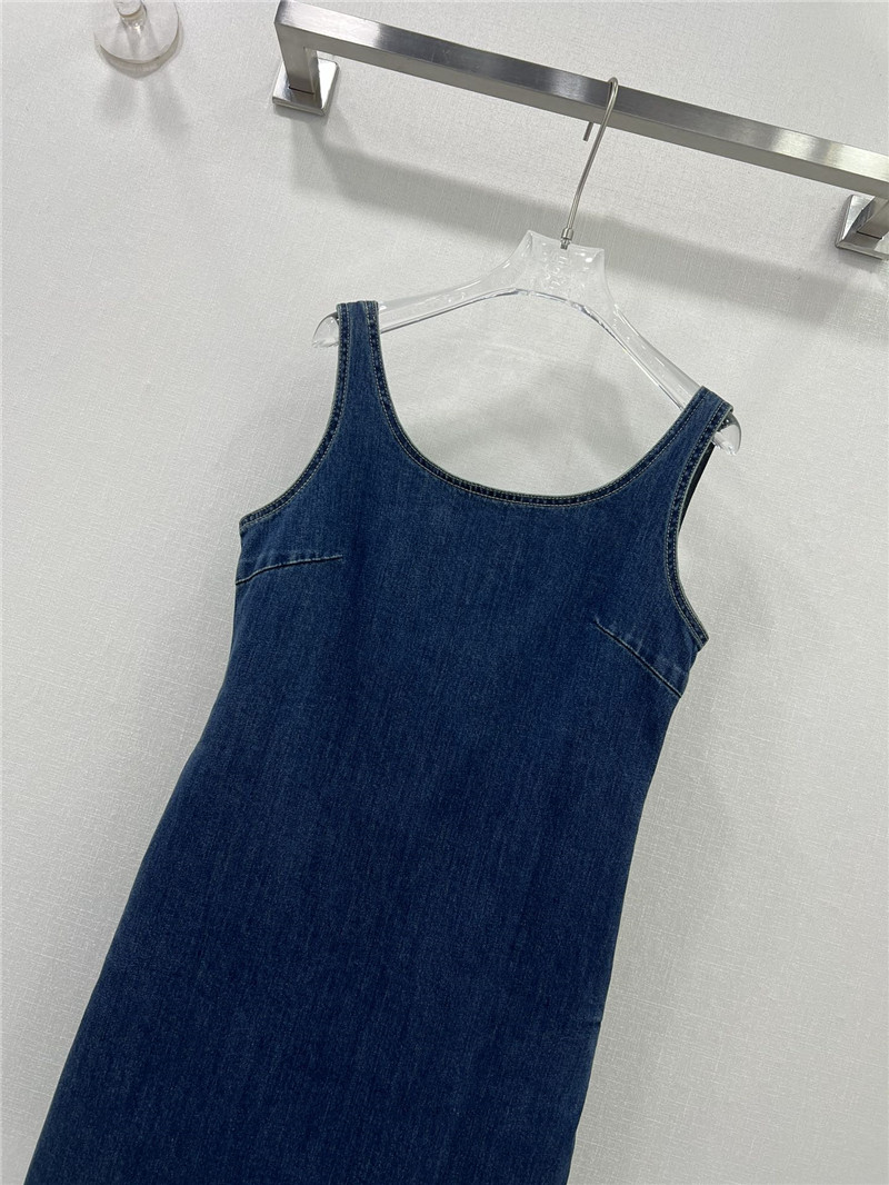 M1um1u new denim vest skirt replica clothes
