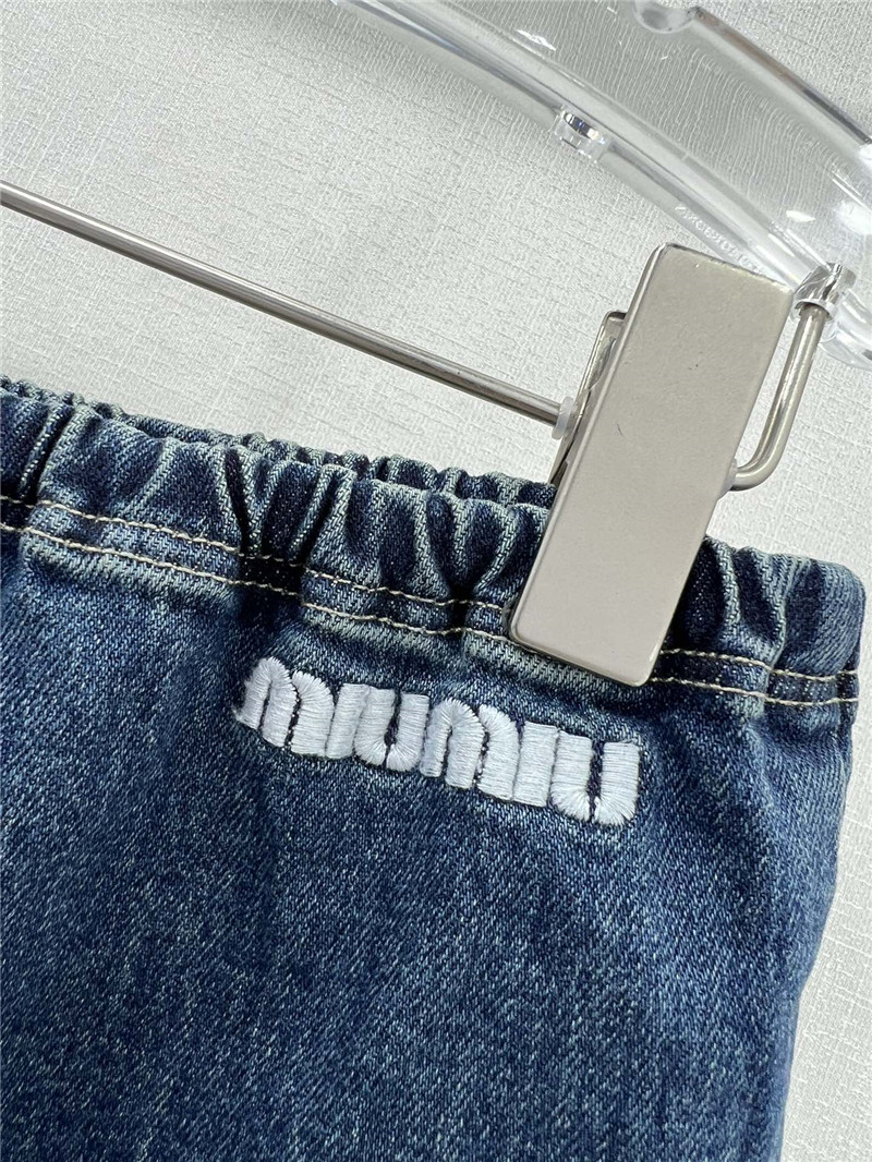 M1um1u new denim skirt replica designer clothes