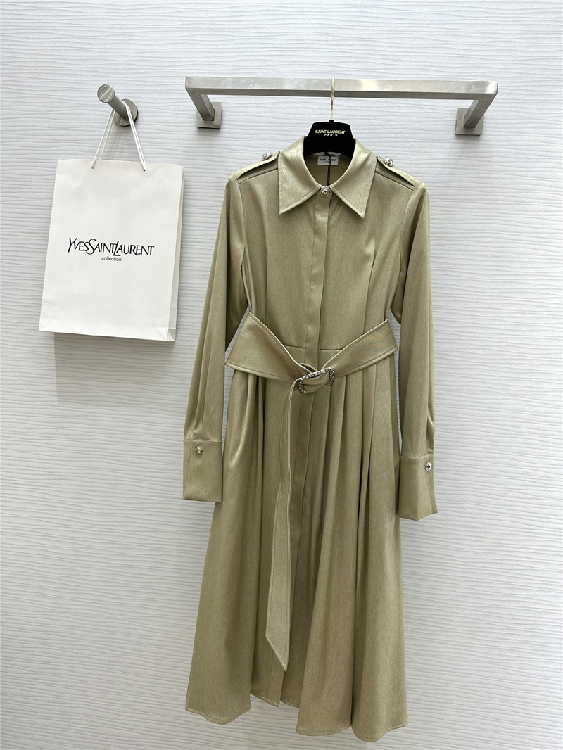 Y51 long sleeve trench dress replica d&g clothing