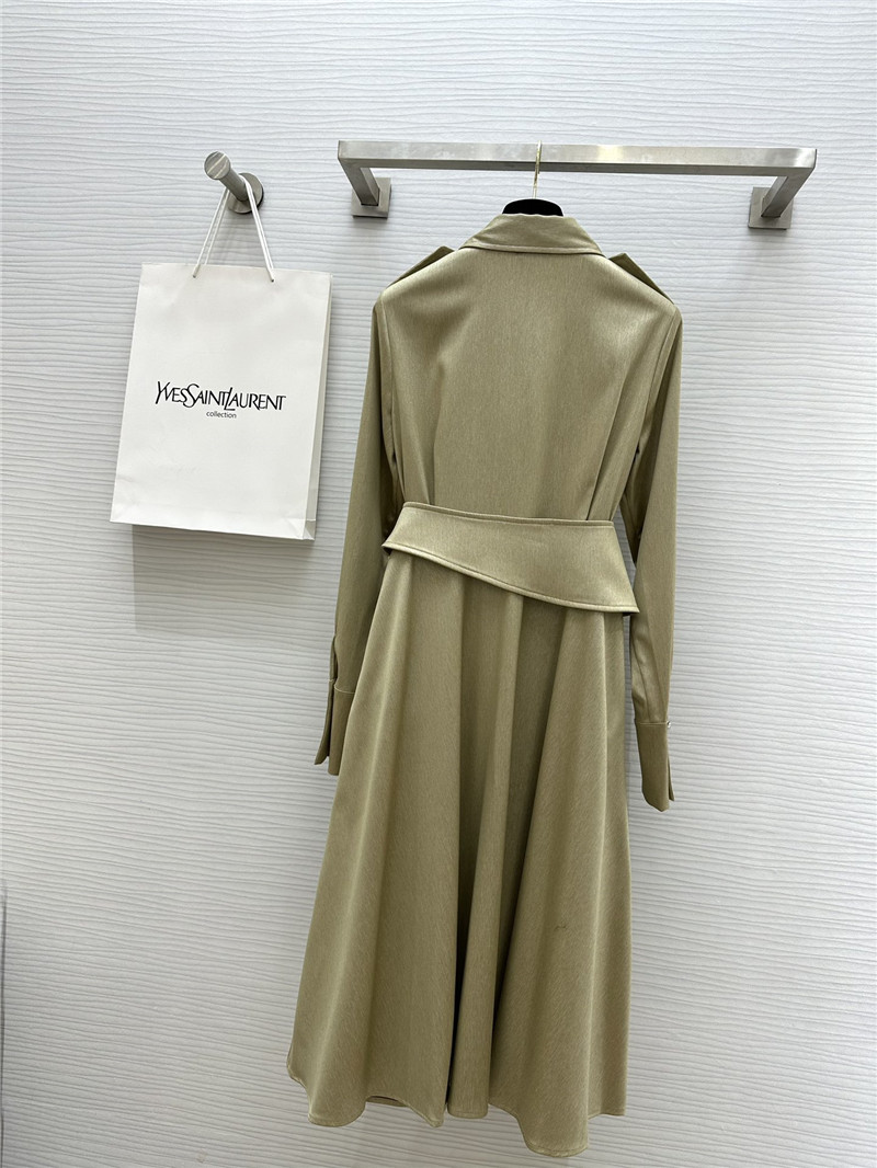 Y51 long sleeve trench dress replica d&g clothing