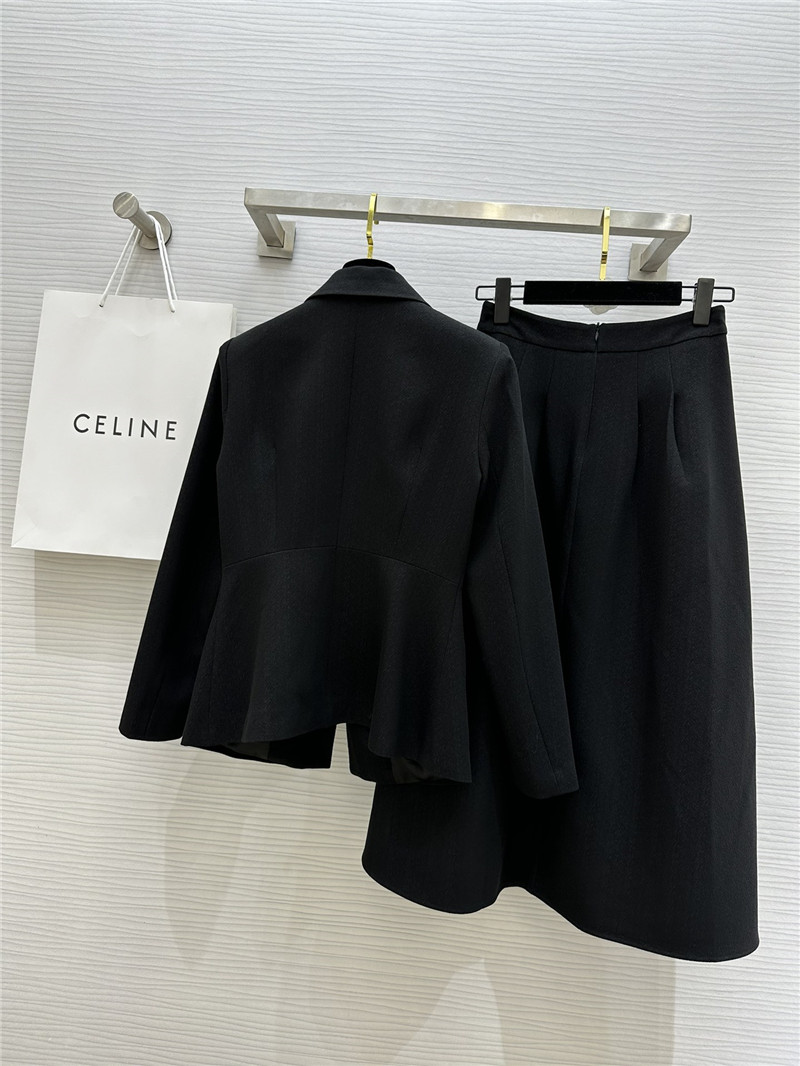 Ce1i*e high-end suit jacket + skirt set replica designer clothes