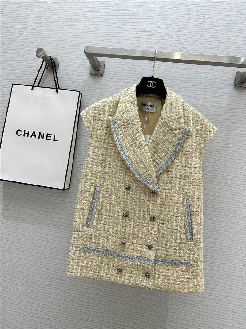 Ch**el new woven vest replica d&g clothing