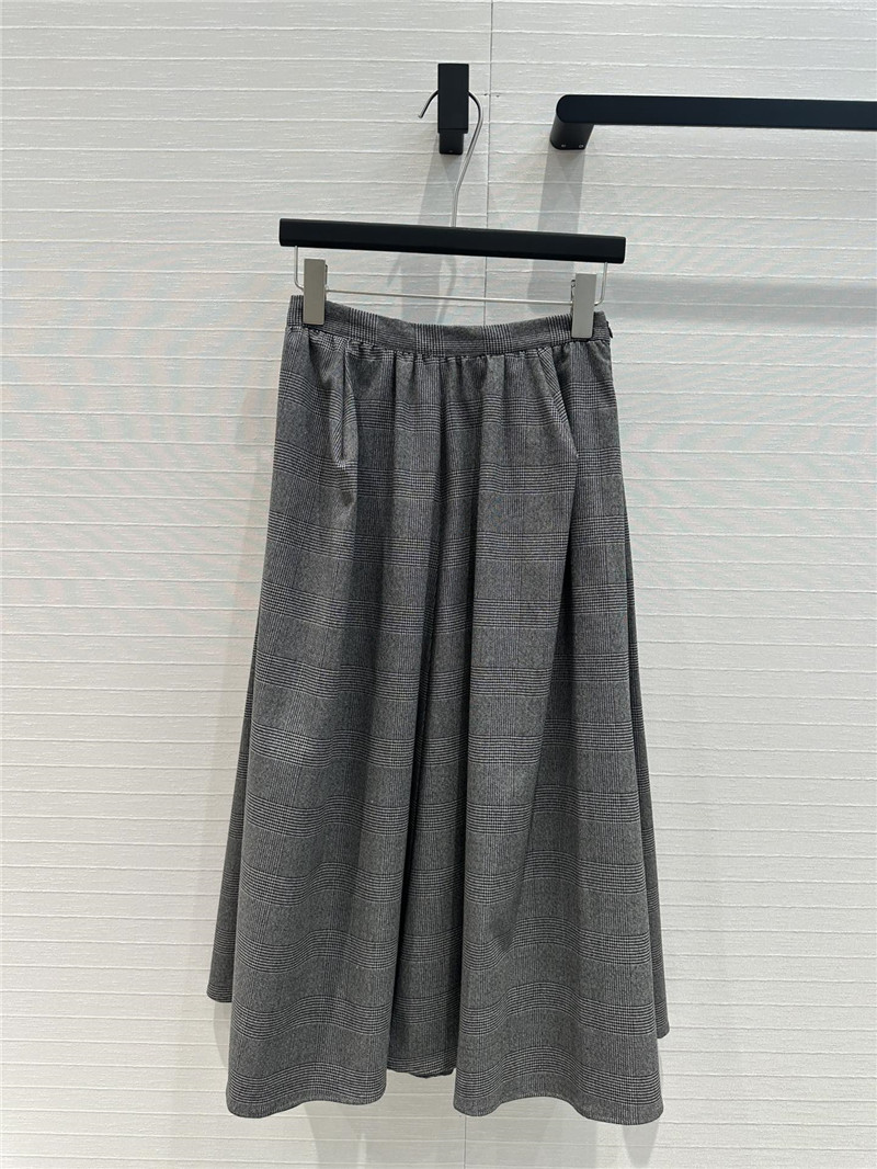 Pra*a three-dimensional puffy pleated skirt replica clothes