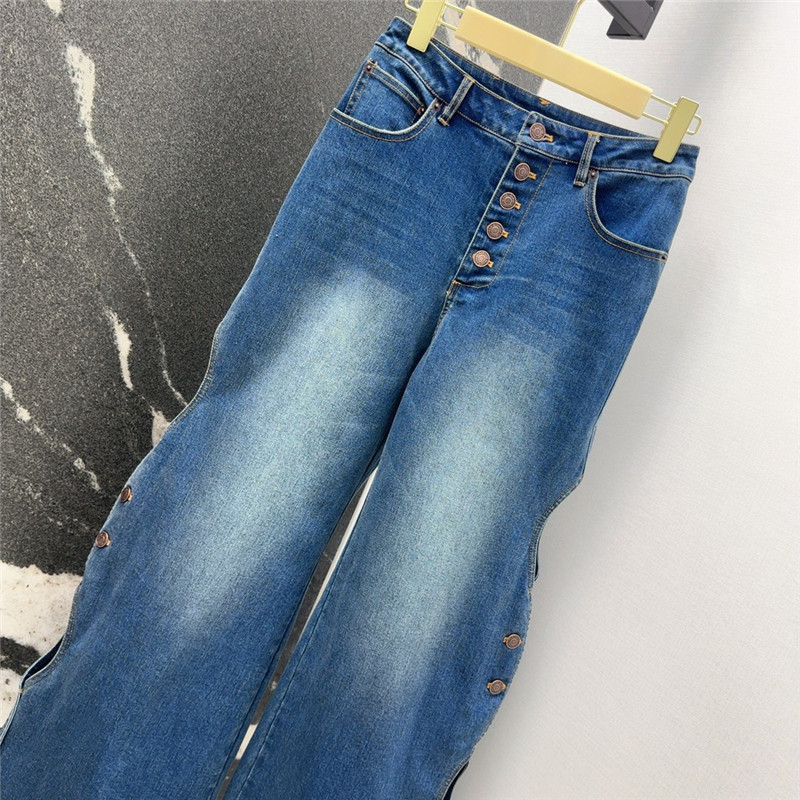 Chloé double-side hollow straight jeans replica clothes