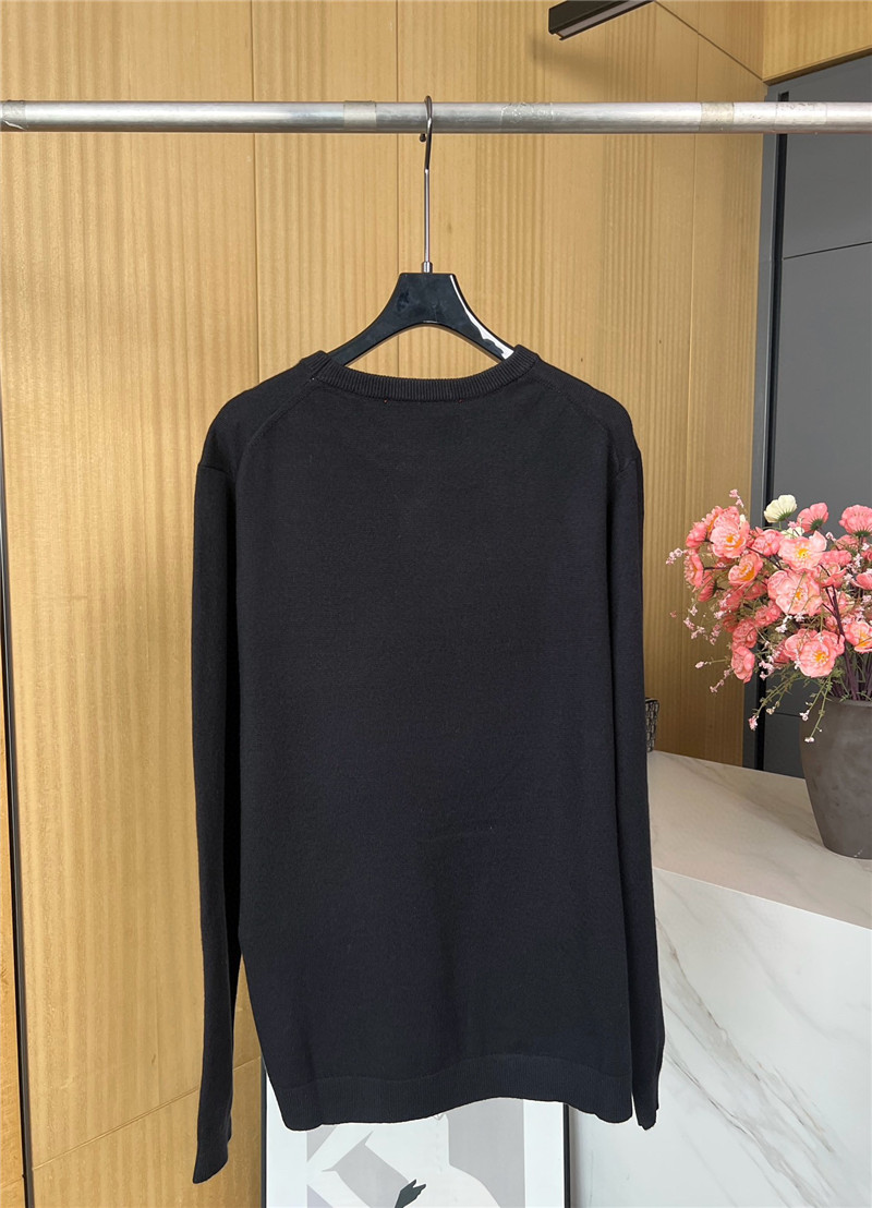 Gvc*1 horsebit intarsia round neck wool sweater replica clothes