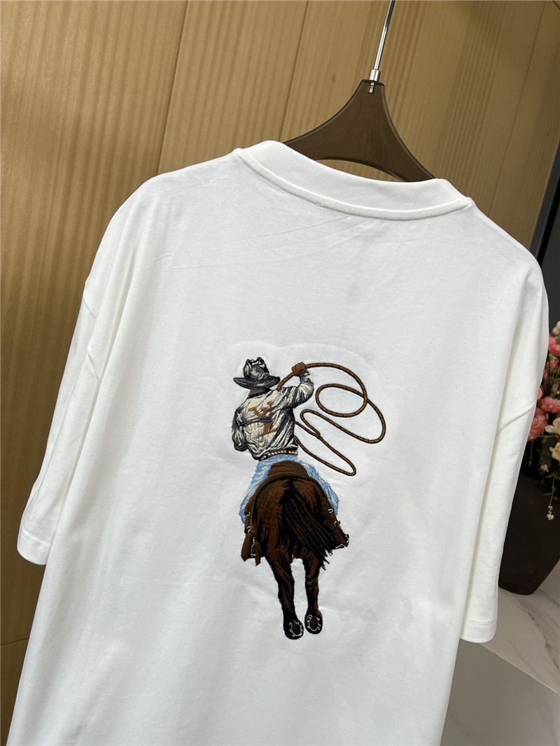 l0vis Vvtt0n lv embroidered short-sleeved t-shirt replica clothes