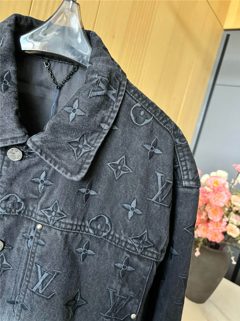 l0vis Vvtt0n lv gradient denim jacket replica clothes