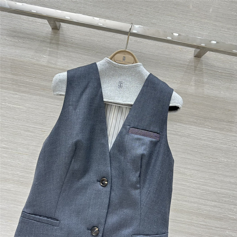 BC colorblock design vest replica d&g clothing