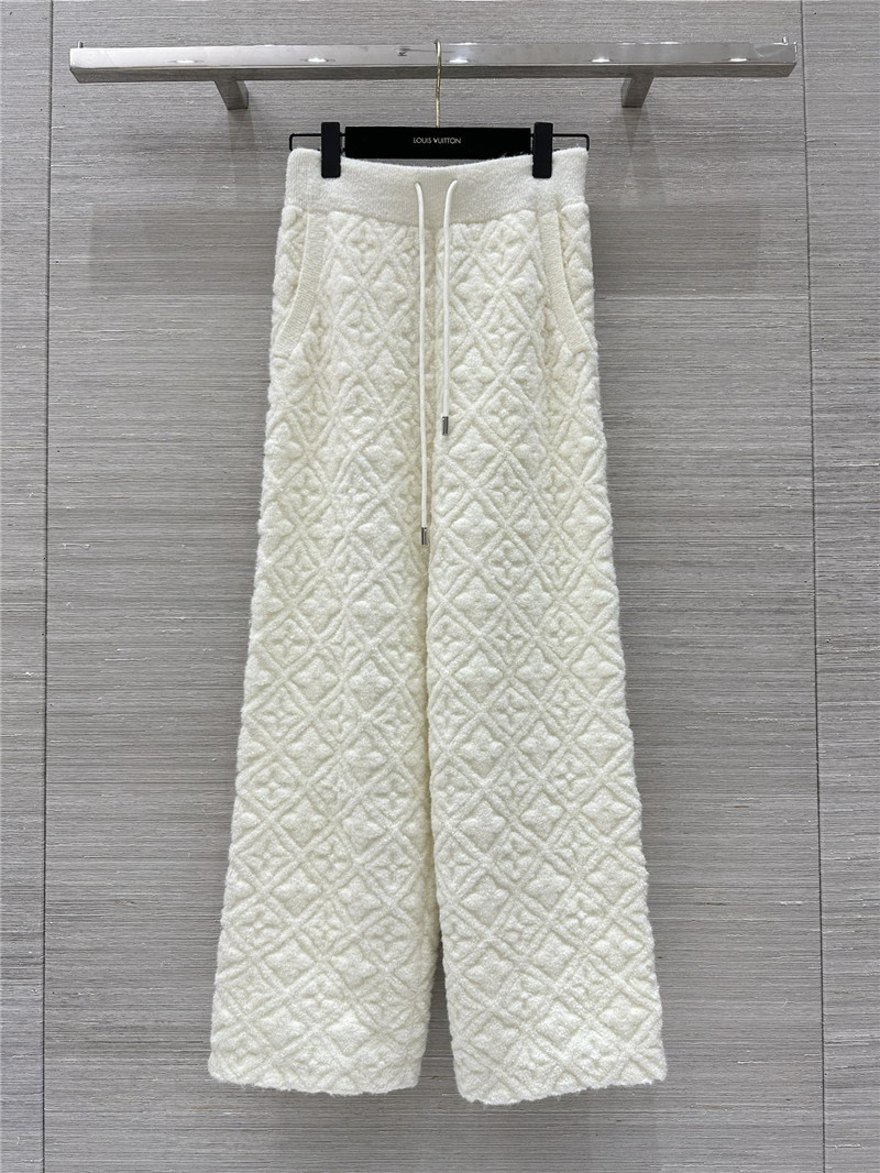 l0vis Vvtt0n lv monogram straight trousers replica clothes
