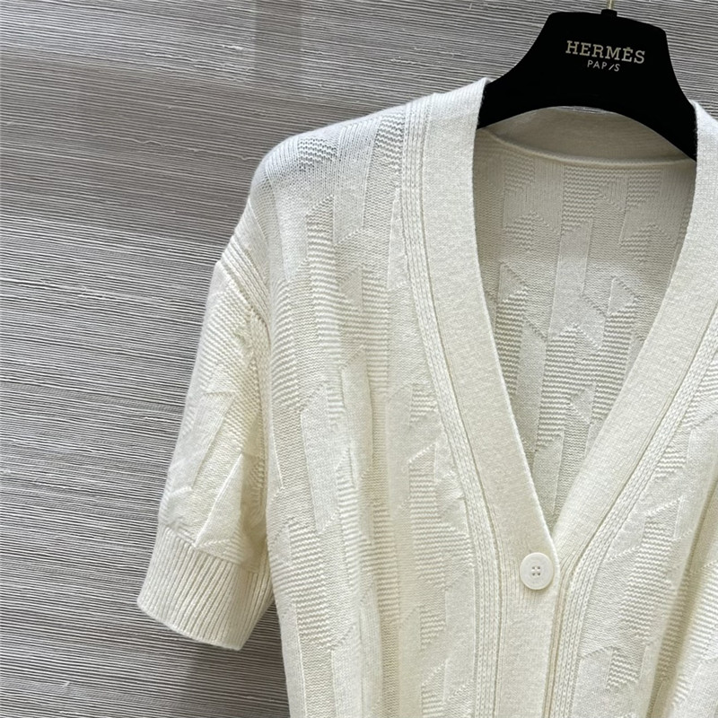 H**me5 classic v-neck cashmere long cardigan replica clothes