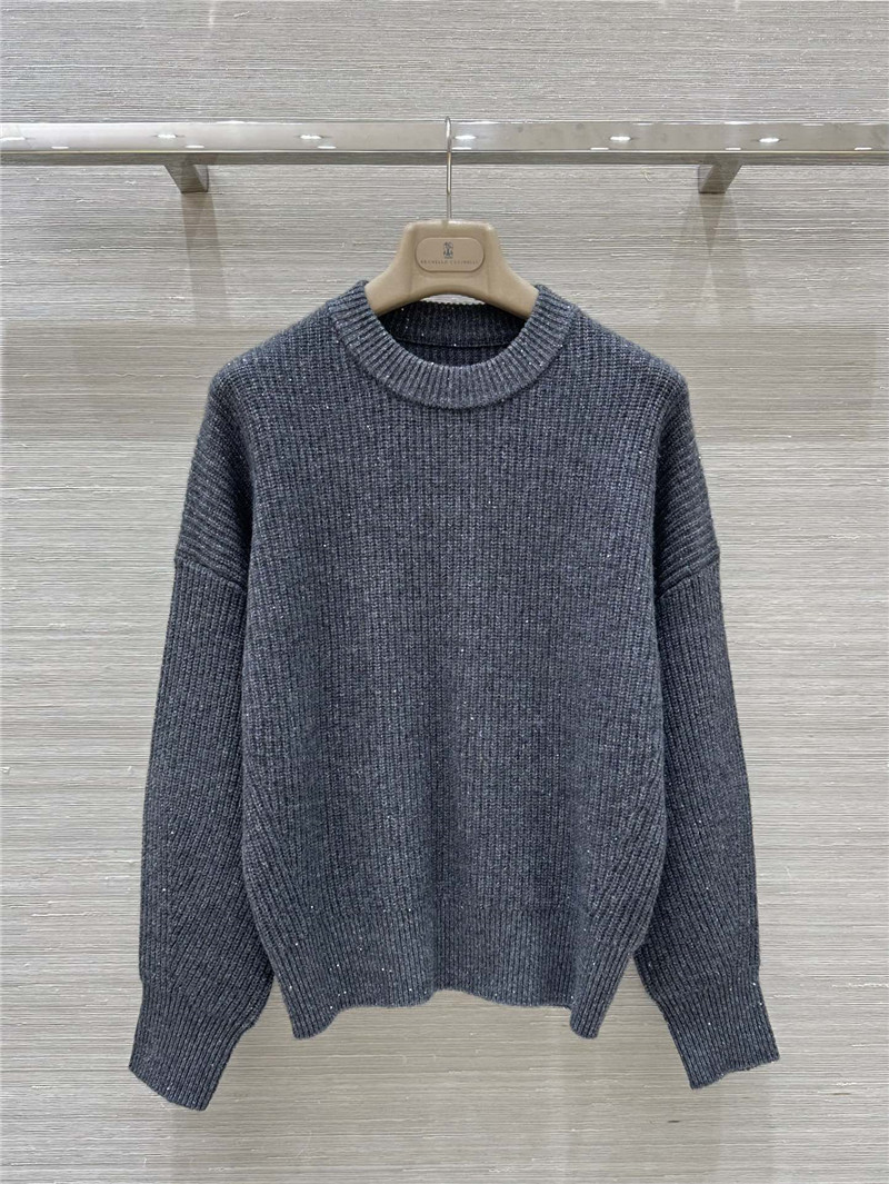 BC sequined cashmere crew neck sweater replicas clothes