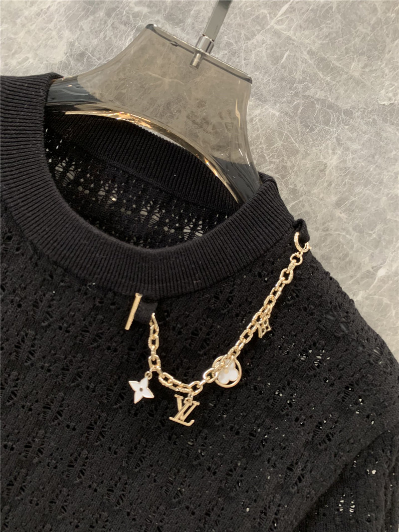 l0vis Vvtt0n lv chain pattern sweater replica clothes