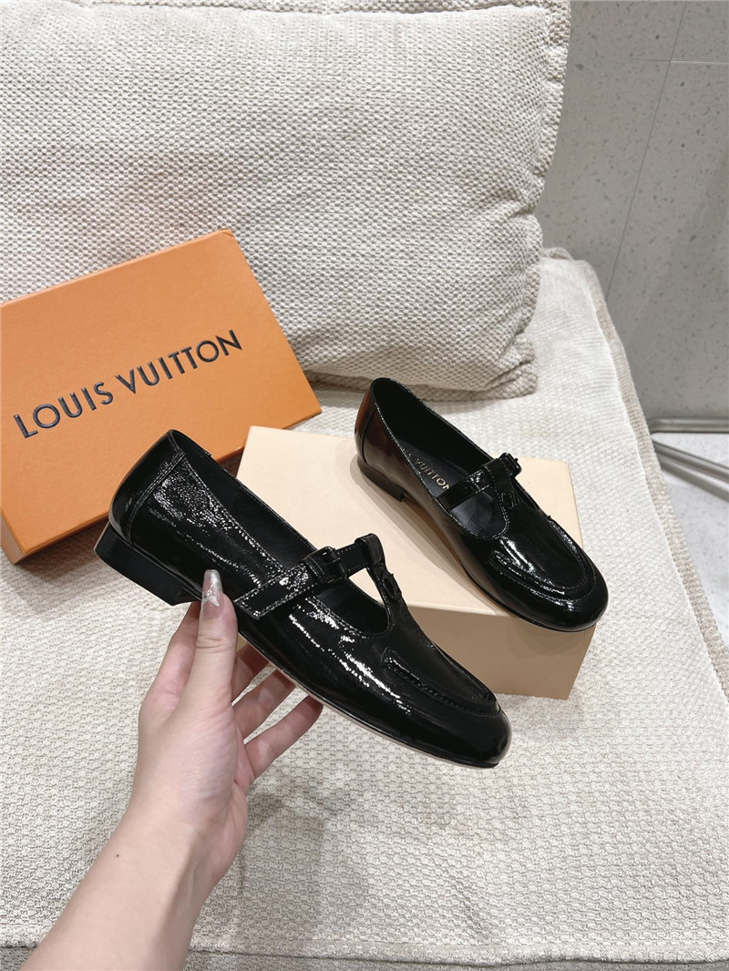 LV Dandy Mary Jane Black Patent Leather