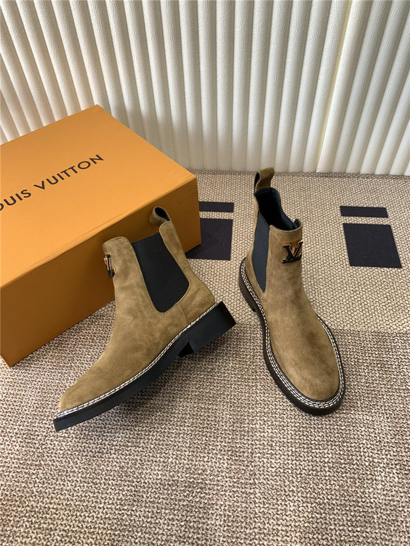 l0vis Vvtt0n brown suede beaubourg ankle chelsea boots