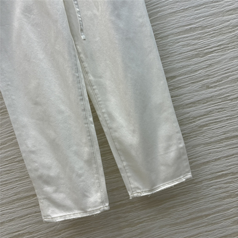 acne studios belted denim straight pants replicas clothes