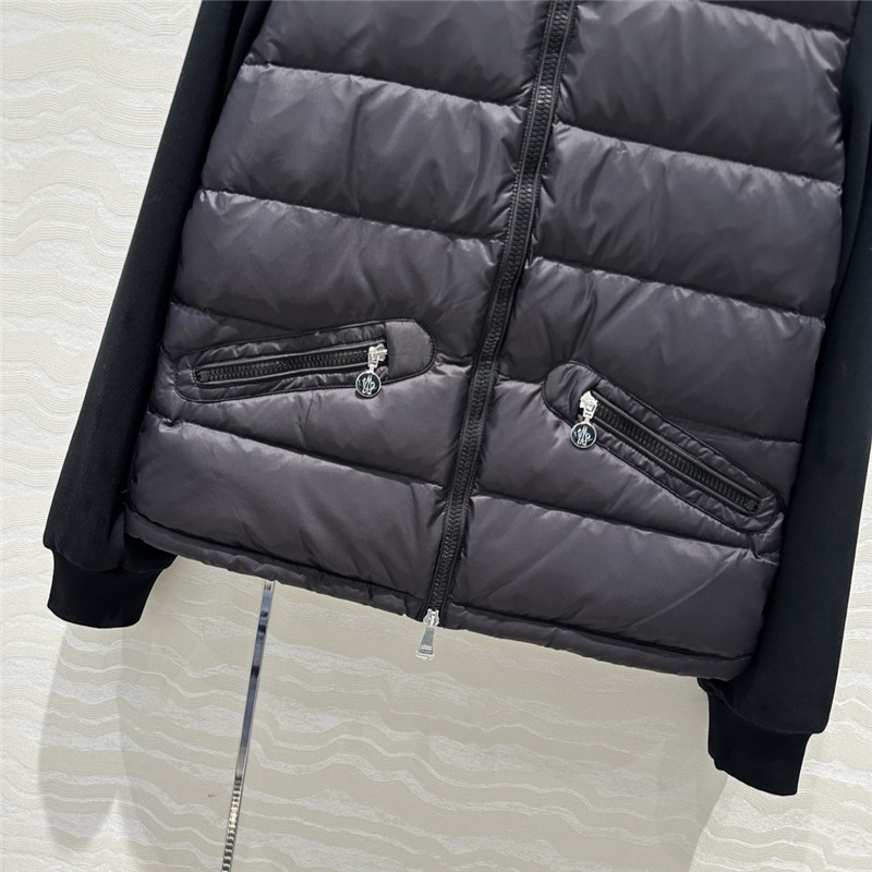 Moncler sweatshirt knitted patchwork down jacket replicas clothes