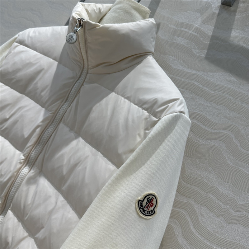 Moncler sweatshirt knitted patchwork down jacket replicas clothes
