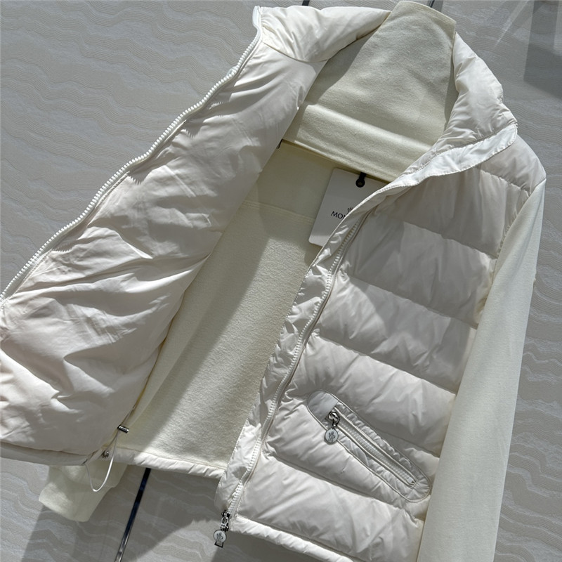 Moncler sweatshirt knitted patchwork down jacket replicas clothes