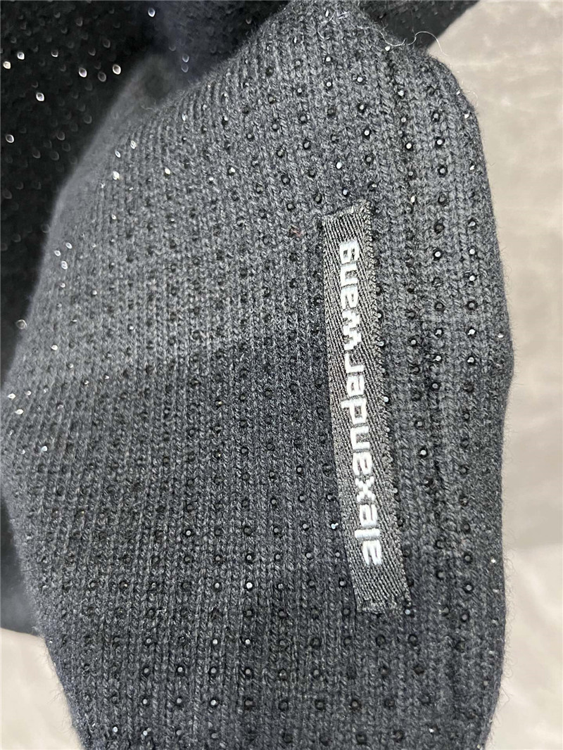 A1exa*der wang rhinestone knitted dress replicas clothes