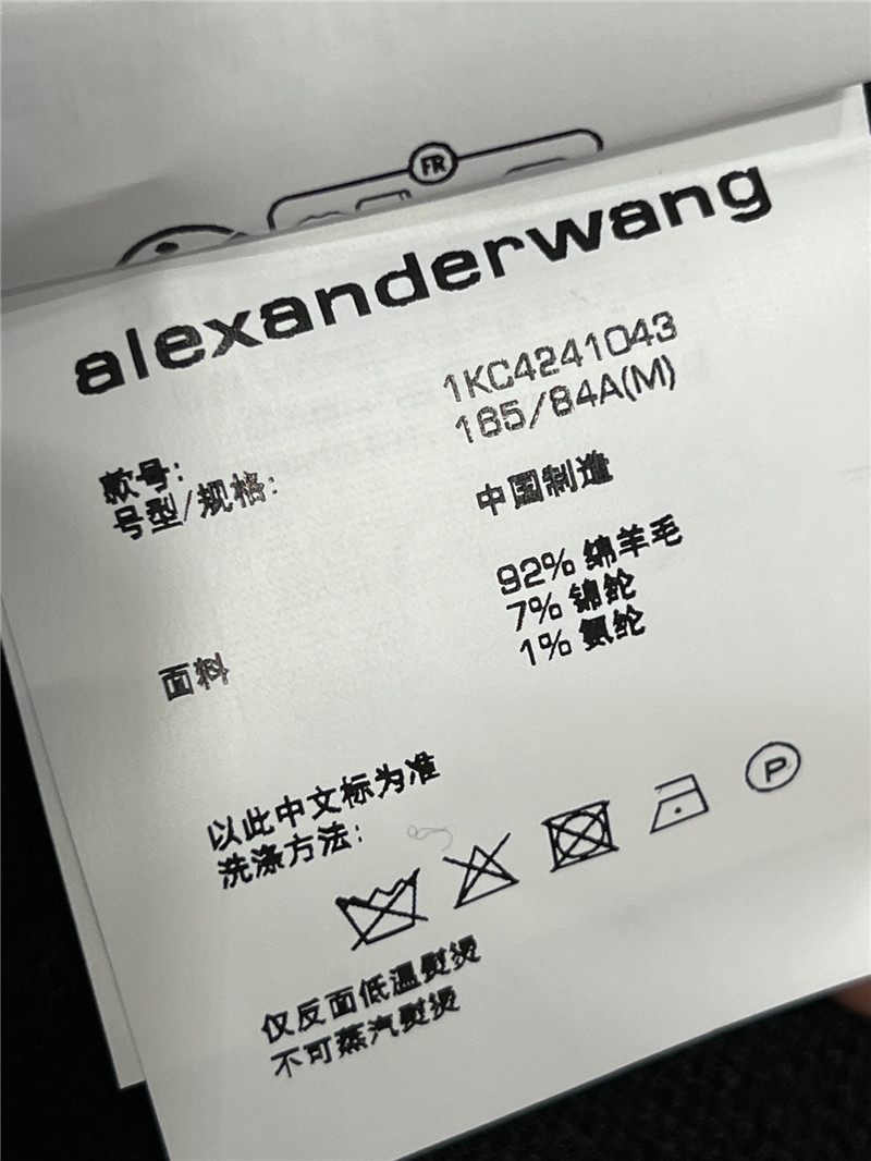 A1exa*der wang rhinestone knitted dress replicas clothes