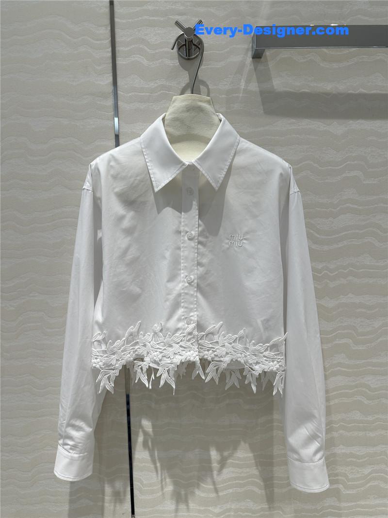 M1um1u temperament lace shirt replica clothing sites
