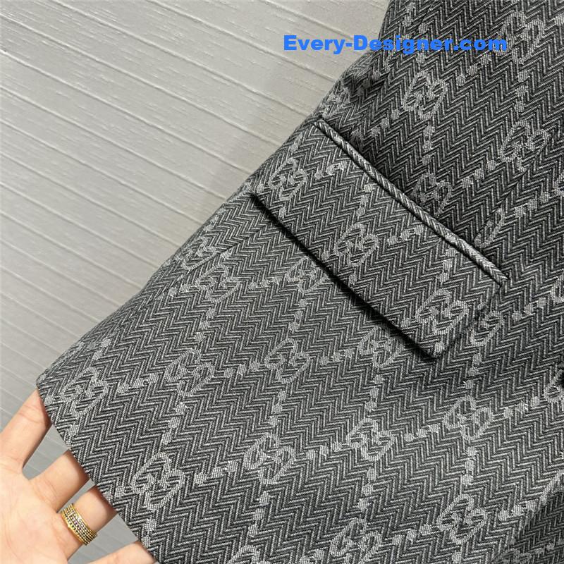 Gvc*1 double g jacquard vest jacket replica d&g clothing