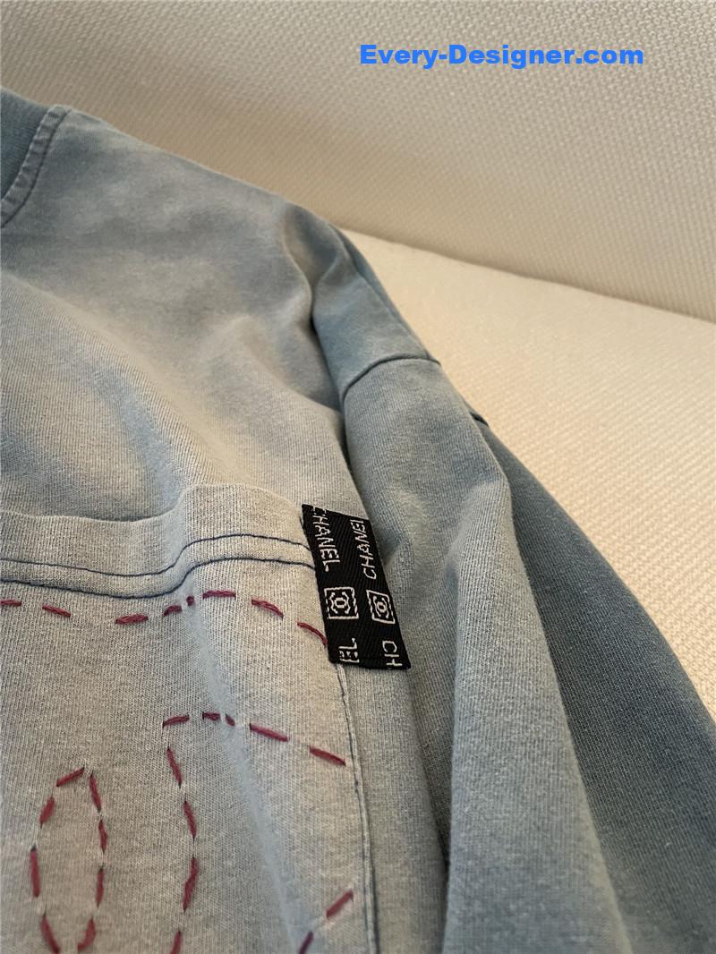 Ch**el fried color short long sleeve replica clothing sites