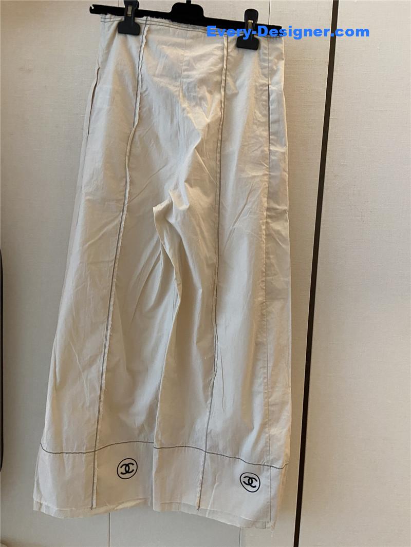Ch**el new wool straight pants replica designer clothes