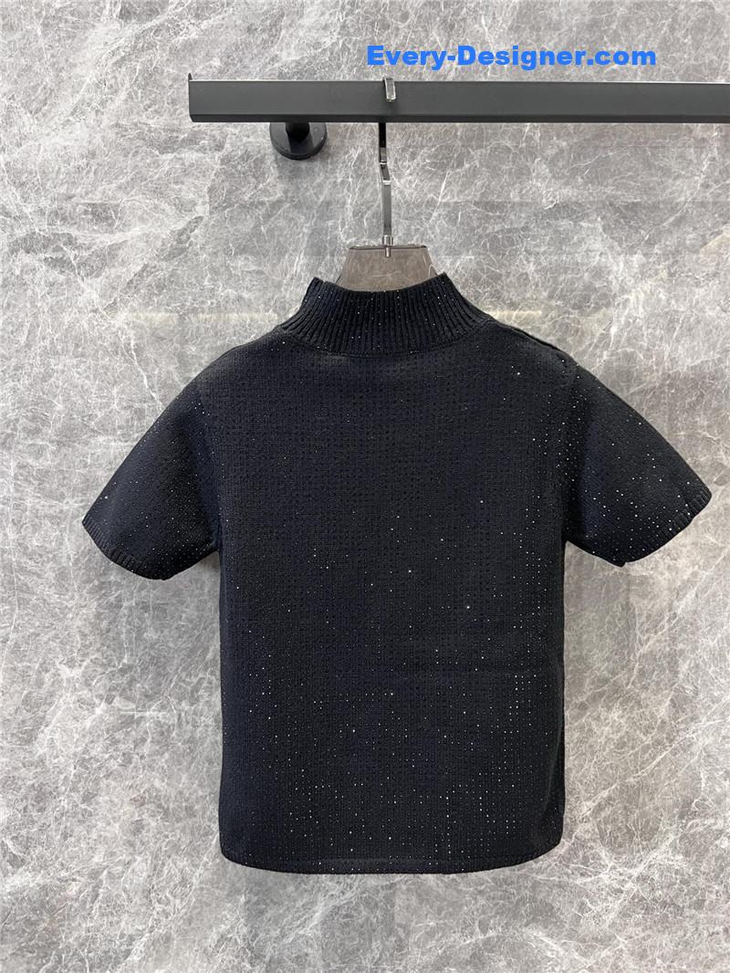 A1exa*der wang knitted short-sleeved top replica clothes