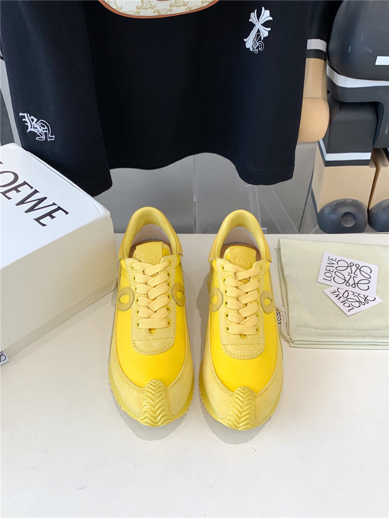 L0ew* flow runner sneakers yellow