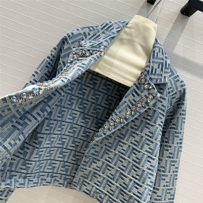 F**di lapel suit jacket replica clothing