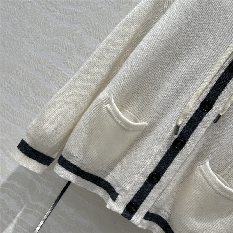 BC tennis style hooded cashmere jacket replica d&g clothing