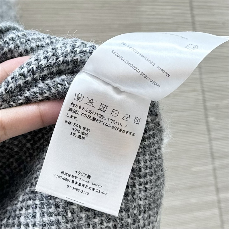 Moncler intarsia brushed plush top replica d&g clothing