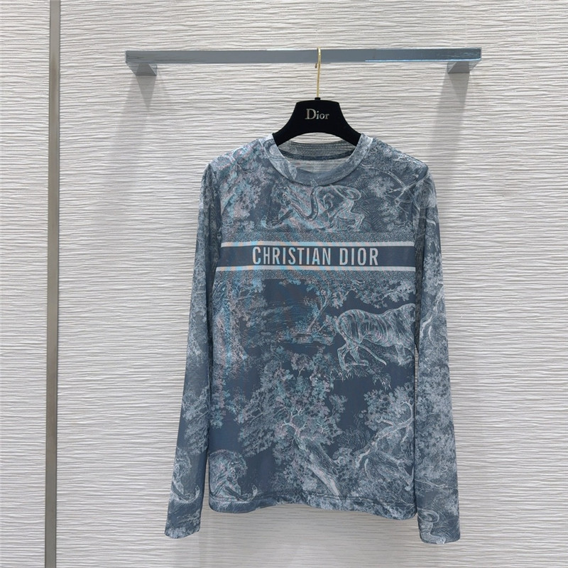 D10r joie de vivre print bottoming shirt replicas clothes
