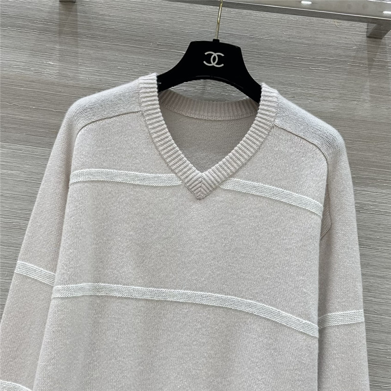 BC cashmere V-neck top replica d&g clothing