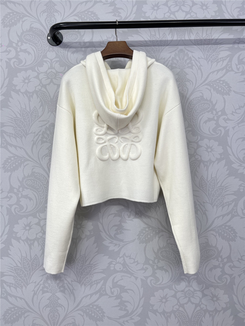 L0ew* embossed logo cardigan replica designer clothes