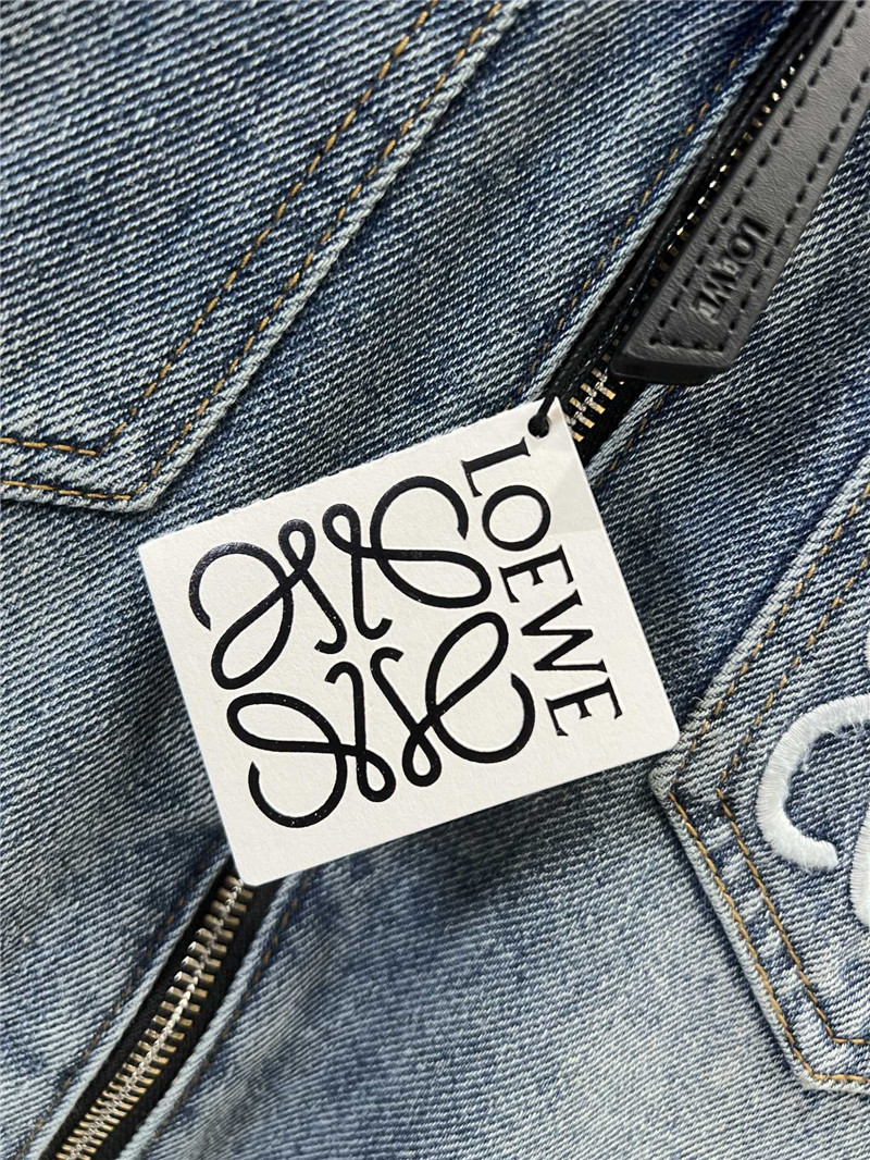 L0ew* short denim jacket replica clothing sites